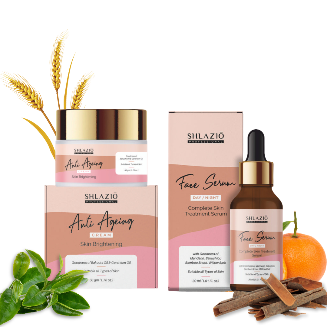 Anti ageing & Day Night Serum Combo | 50g + 30ml