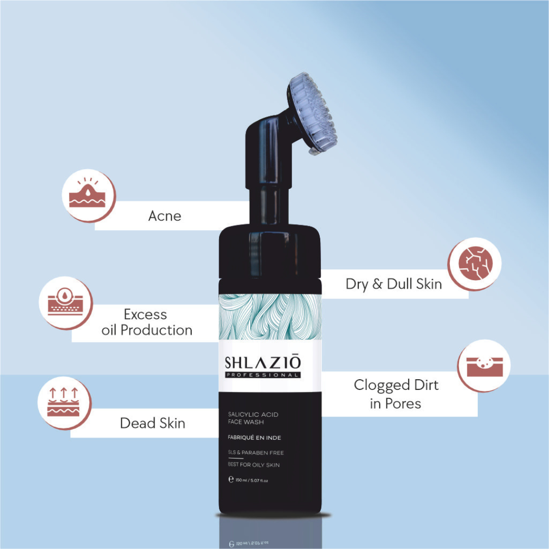 Salicylic Acid Facewash, Sunscreen & Day Night face Serum Combo | 250ml+ 100ml + 30ml
