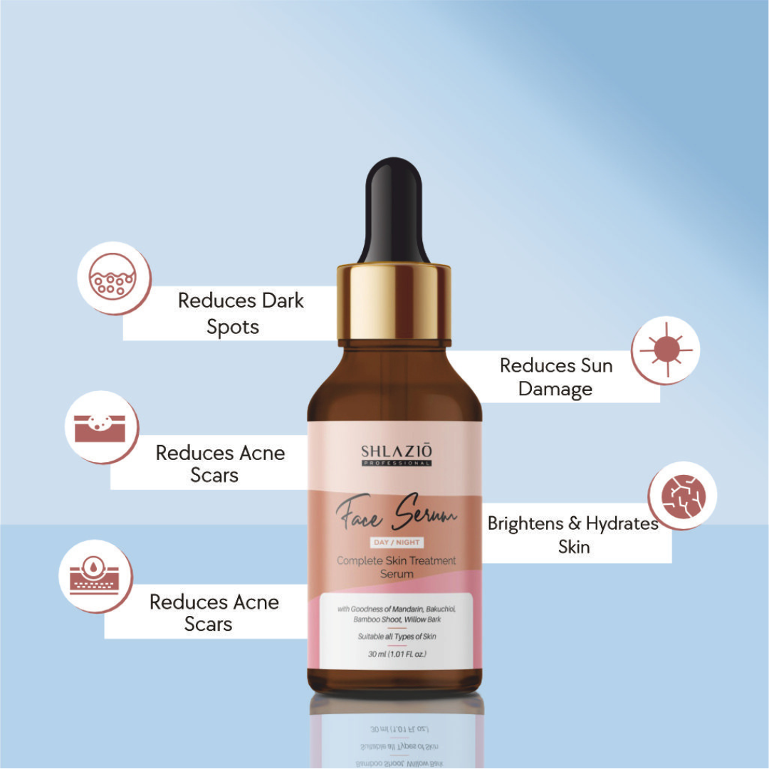 Salicylic Acid Facewash, Sunscreen & Day Night face Serum Combo | 250ml+ 100ml + 30ml