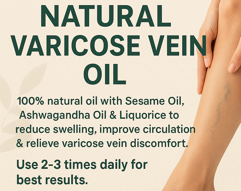 Natural Vericos Vein Oil | Roll On 10ml