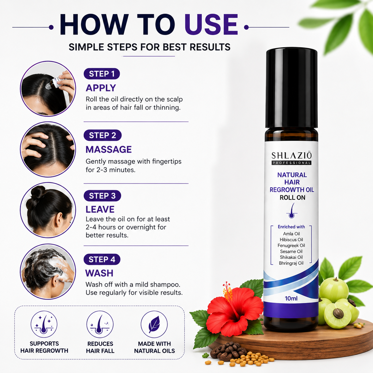 ₹1 FLASH SALE! Hair Regrowth Oil 10 ML | Offer Ending Today | Prepaid Only (1 ₹ + 99 ₹ Shipping)