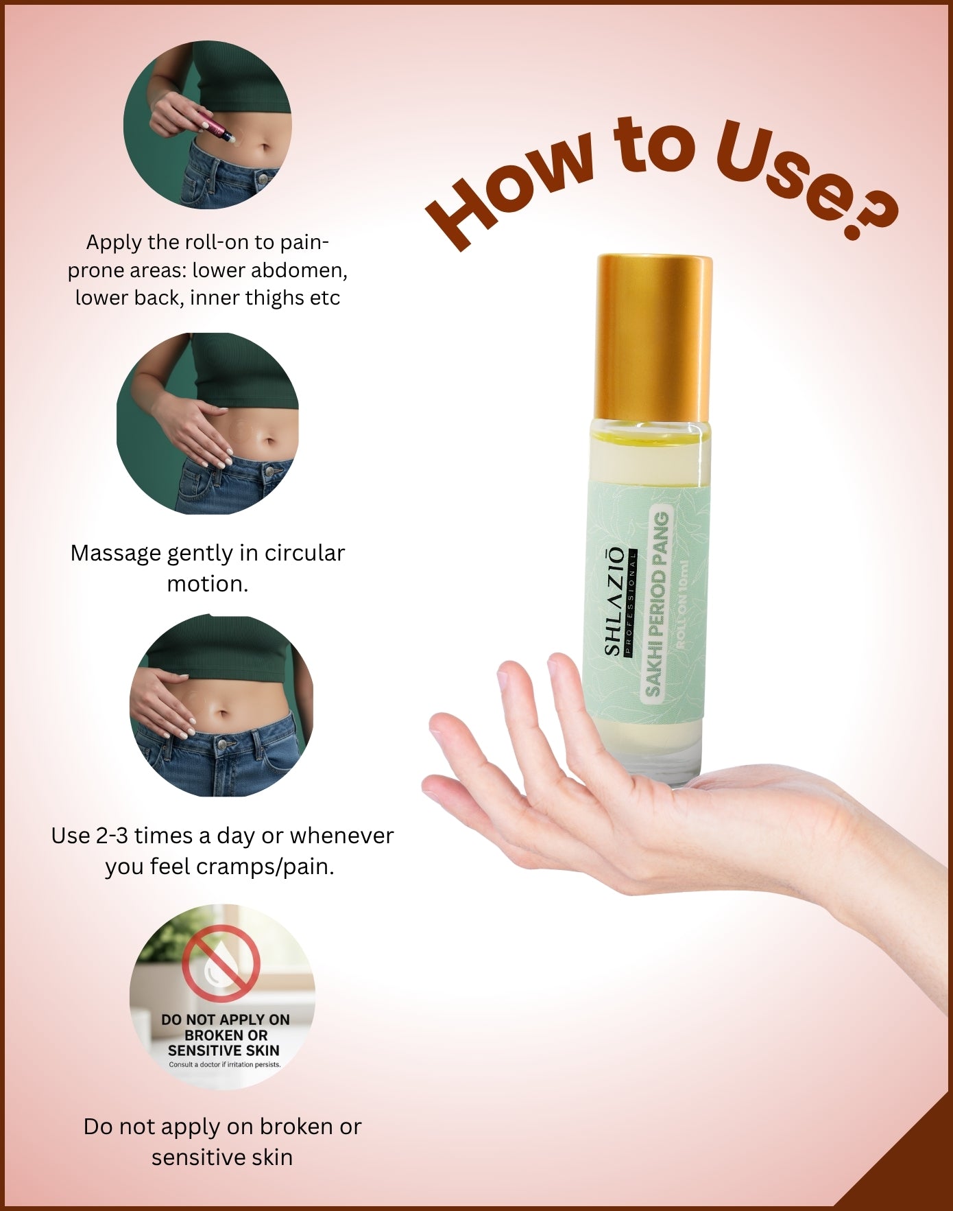 Sakhi Period Pang | 10ml (For period Pain Relief)