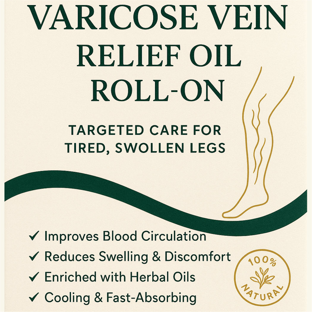 Natural Vericos Vein Oil | Roll On 10ml