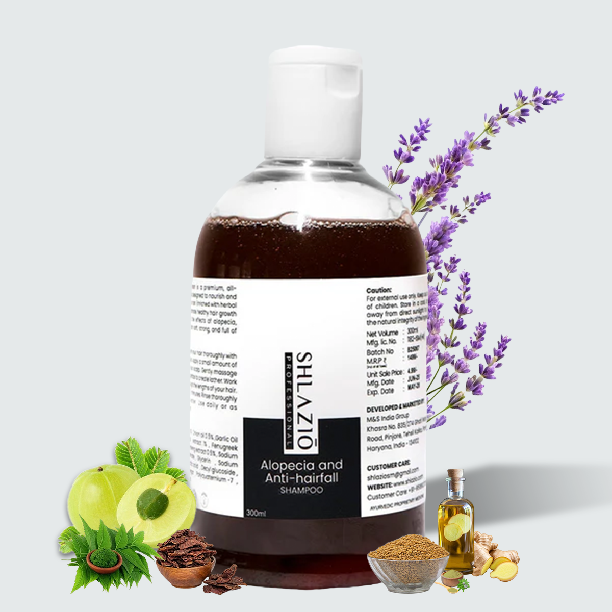 Alopecia and Anti-hair Fall Shampoo | 300 ml