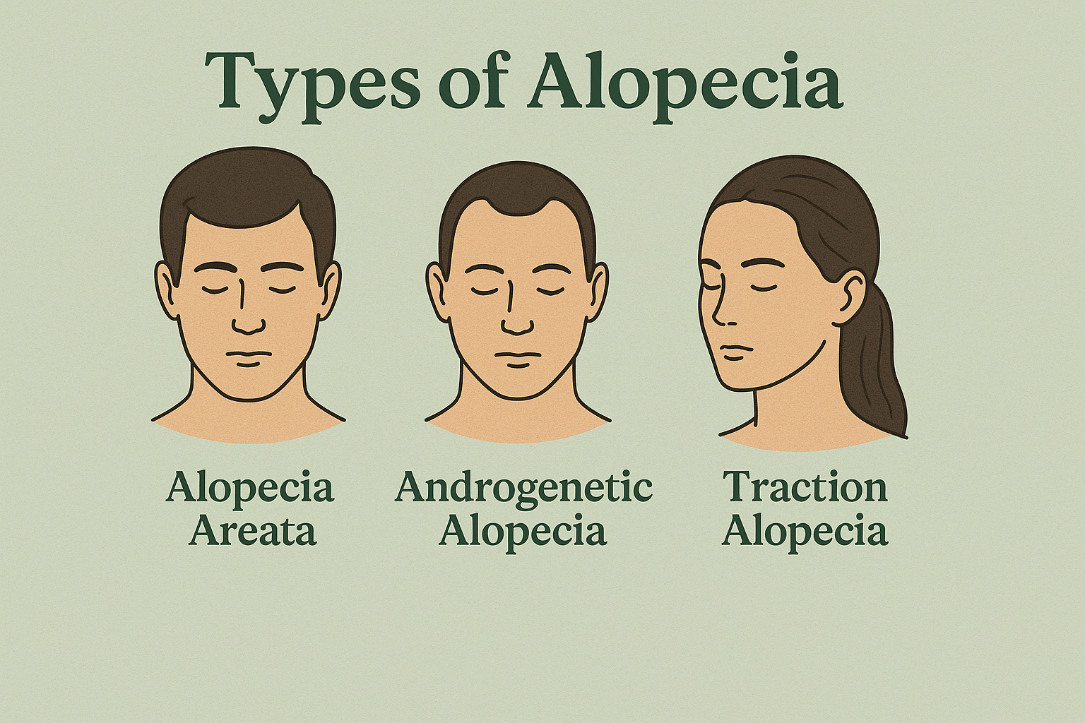 Types of Alopecia & Natural Cure with Shlazio Hair Patch Solution