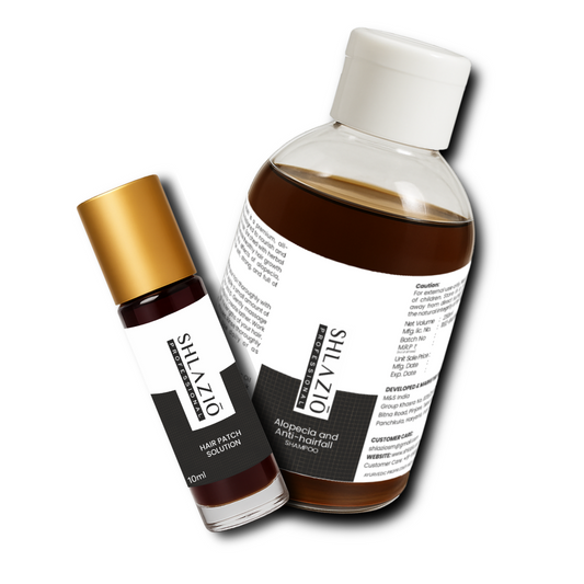 Alopecia Hair Patch Solution & Alopecia and Anti-Hair Fall Shampoo combo