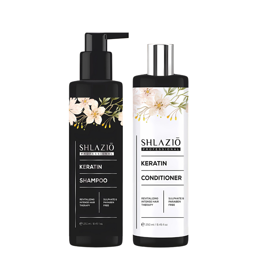 Keratin Shampoo & Conditioner Combo | 250ml + 250ml
