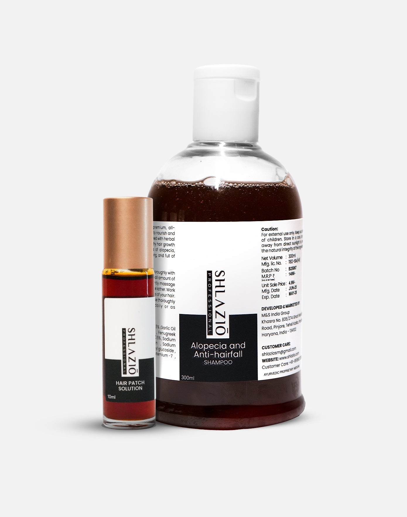 Alopecia Combo | Oil + Shampoo | 10ml + 300ml