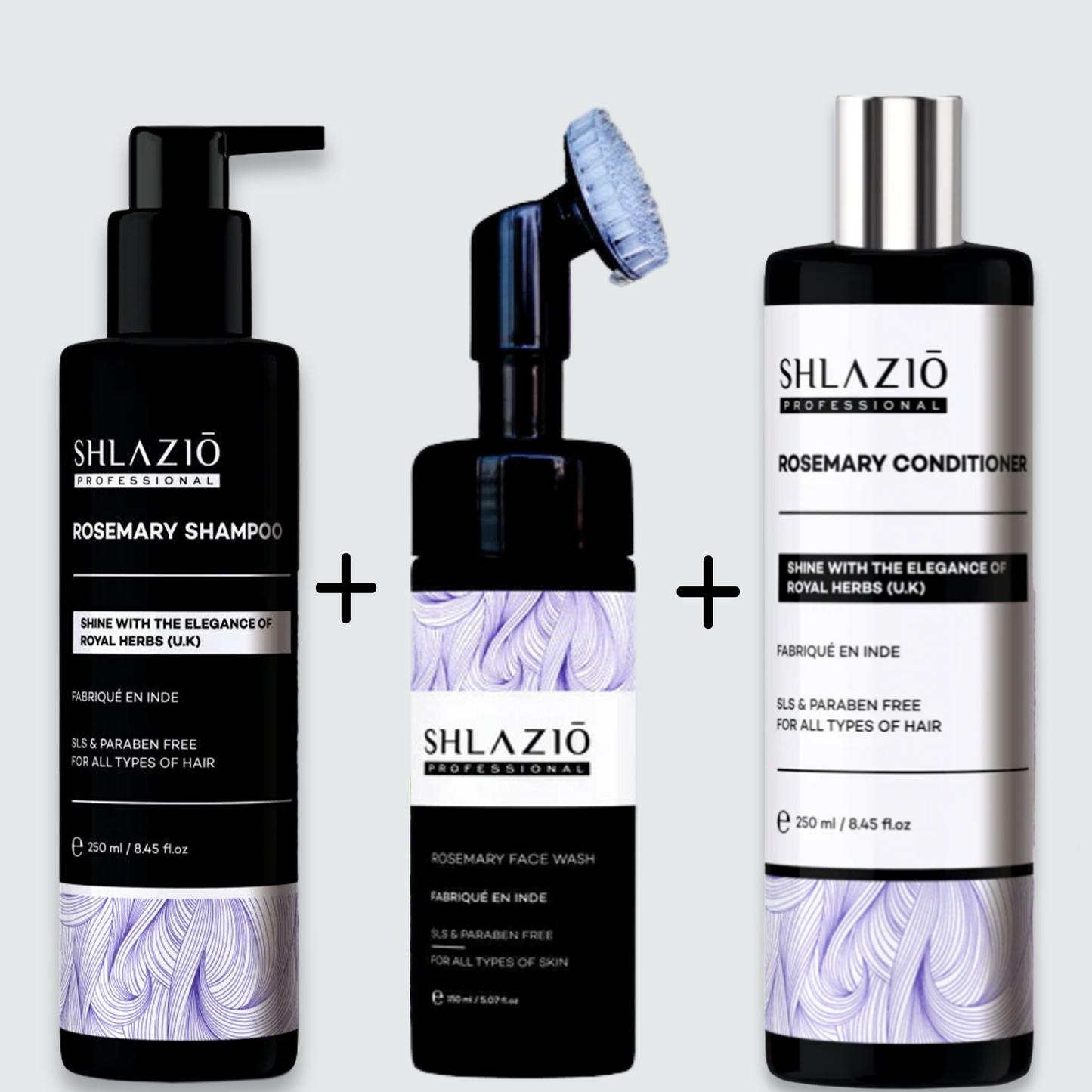 Rosemary Shampoo, Conditioner & Facewash Combo