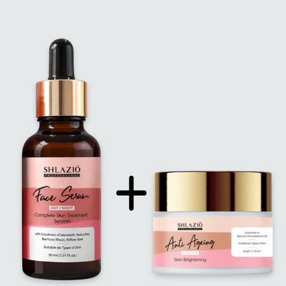 Anti ageing & Day Night Serum Combo | 50g + 30ml
