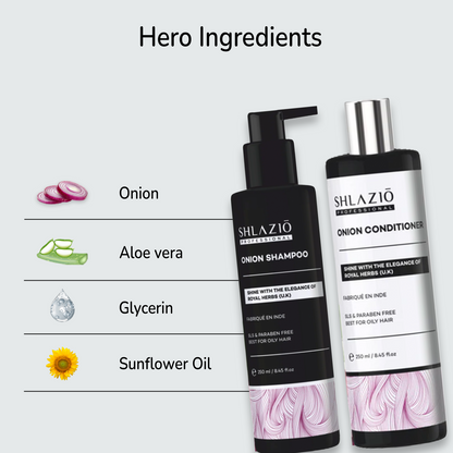 Onion Shampoo & Conditioner Combo | 250ml + 250ml