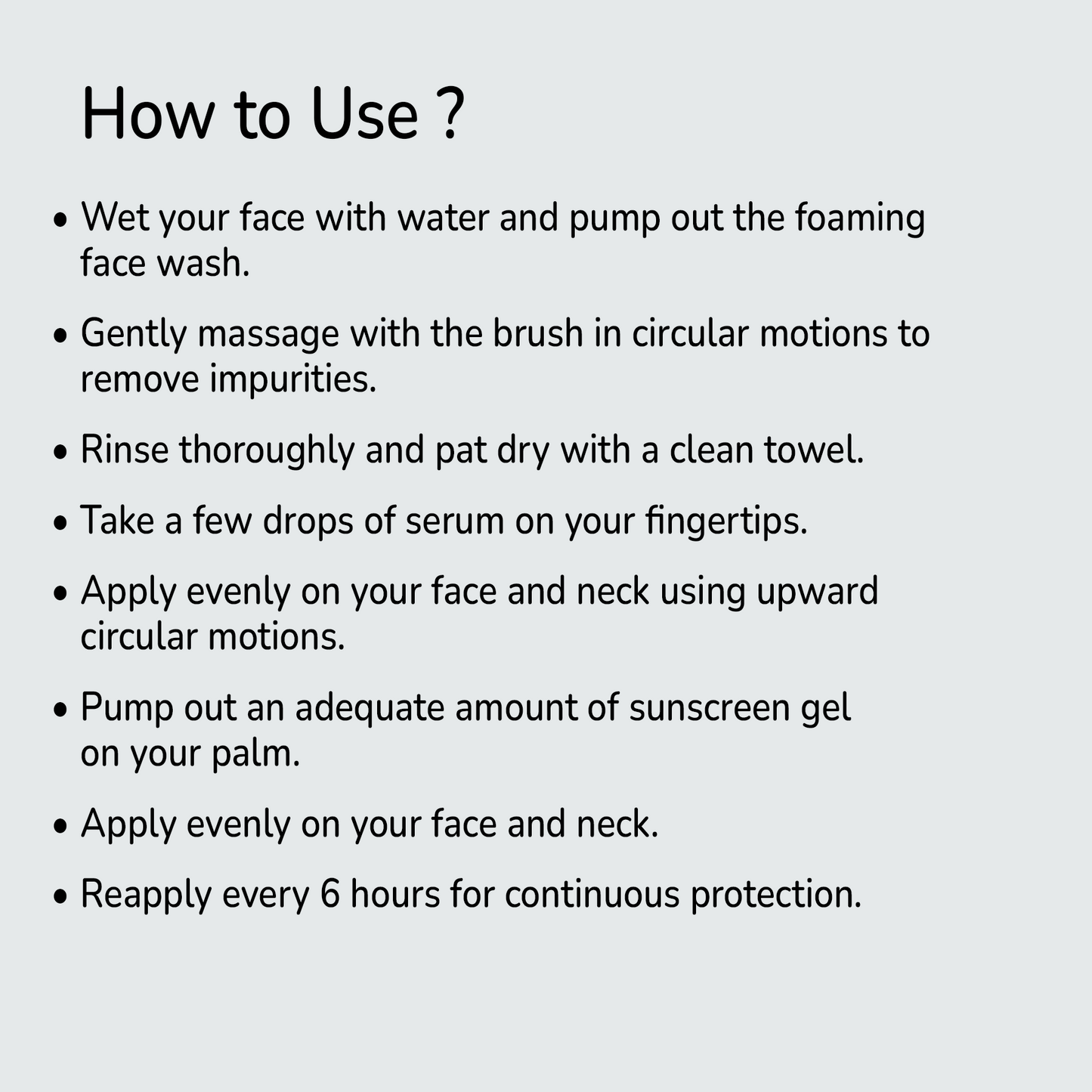 Salicylic Acid Facewash, Sunscreen & Day Night face Serum Combo | 250ml+ 100ml + 30ml