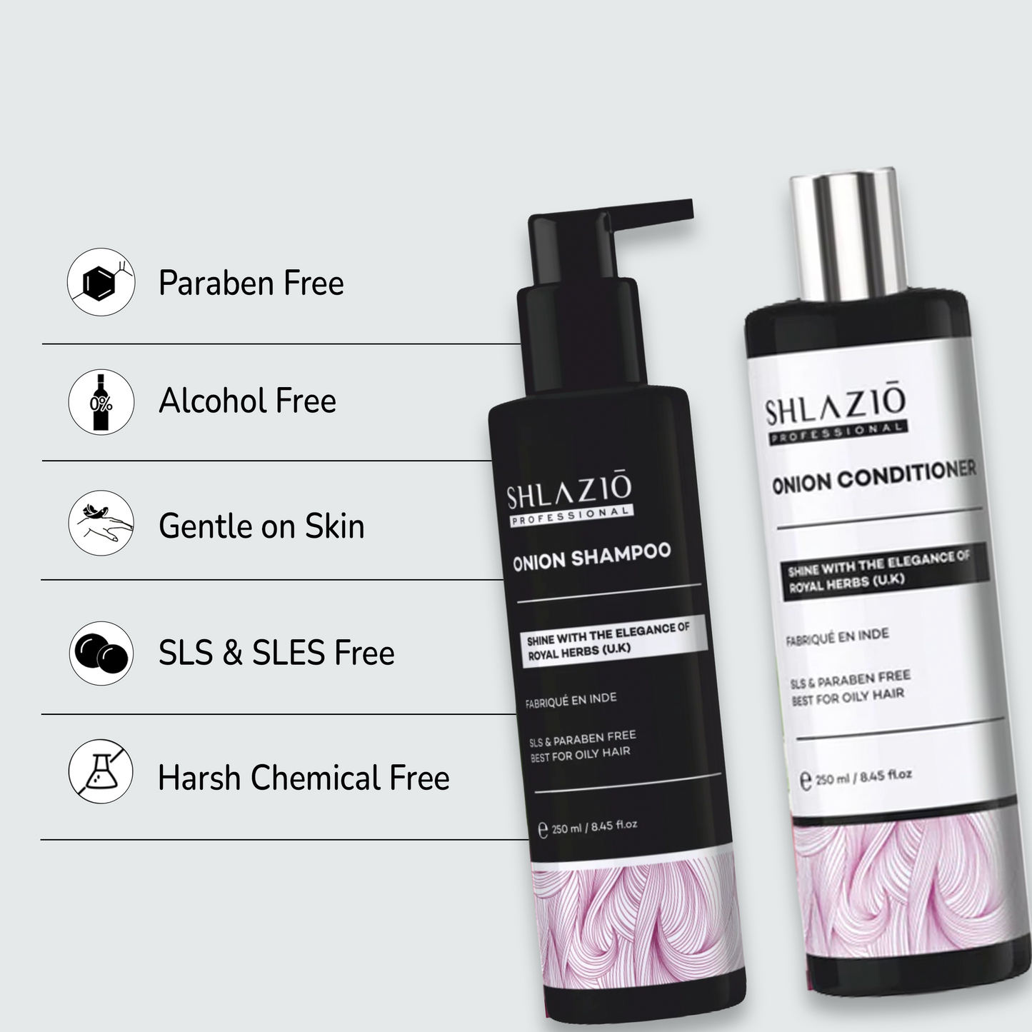 Onion Shampoo & Conditioner Combo | 250ml + 250ml