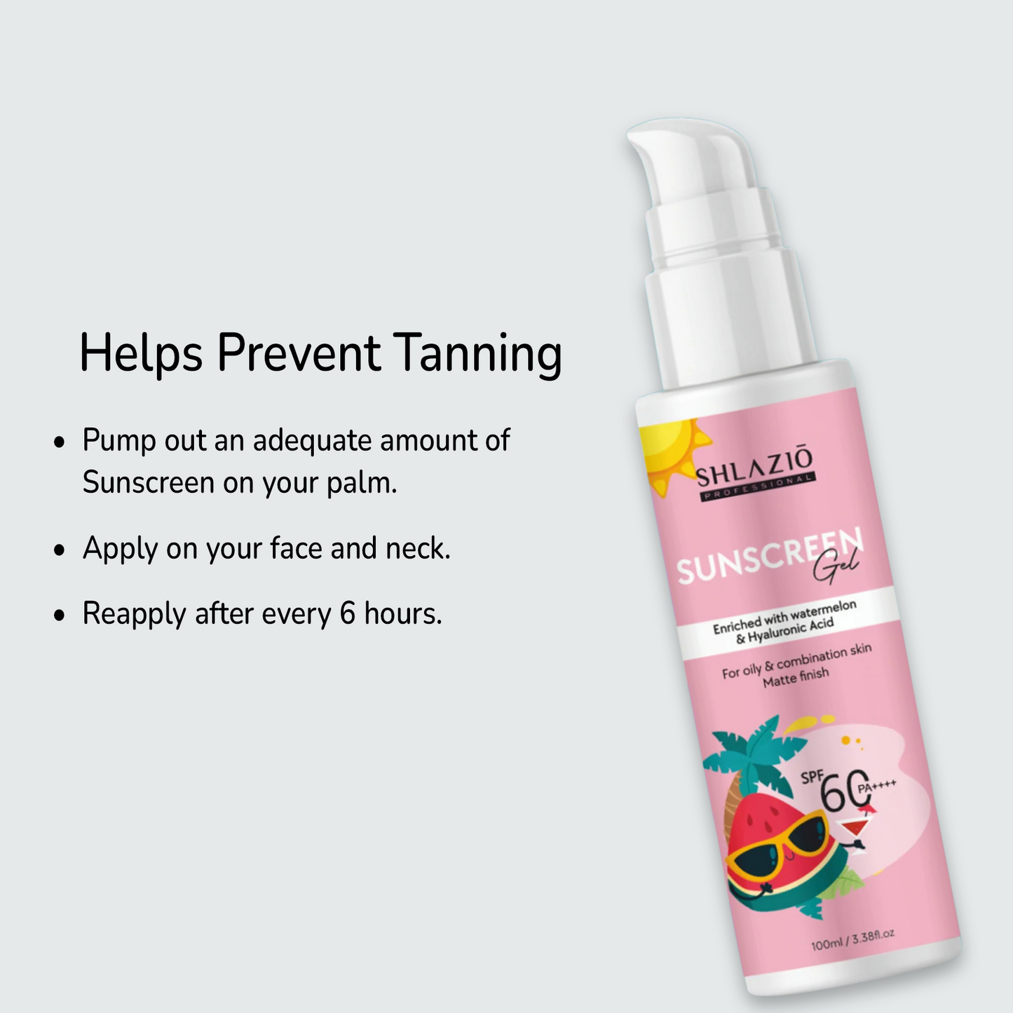Sunscreen Face gel SPF 60 PA++++ | 100ml