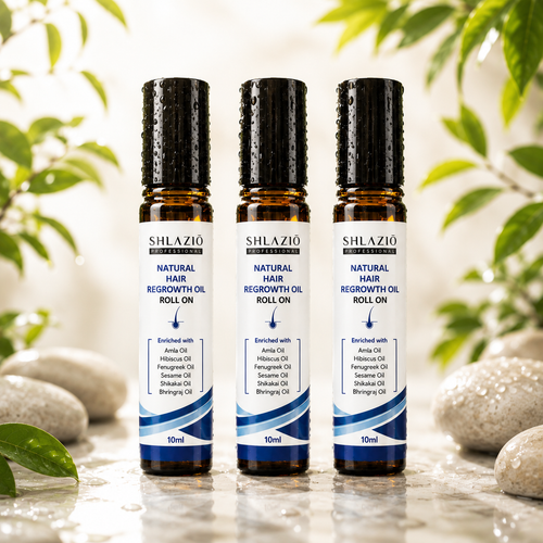 Natural Hair Regrowth Oil 10  ML RS 65 (PACK OF THREE) Rs195/-