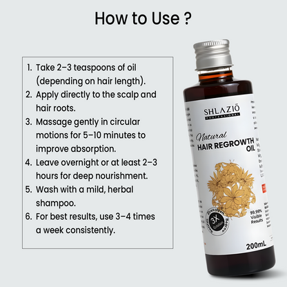 Natural Hair Regrowth Oil 200 ML