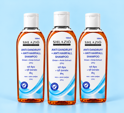 Shlazio Professional Anti Dandruff + Anti Hairfall Shampoo =Limited offer