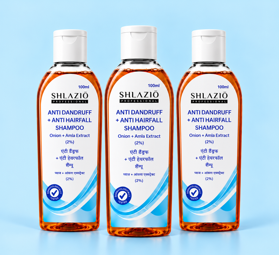 Shlazio Professional Anti Dandruff + Anti Hairfall Shampoo =Limited offer