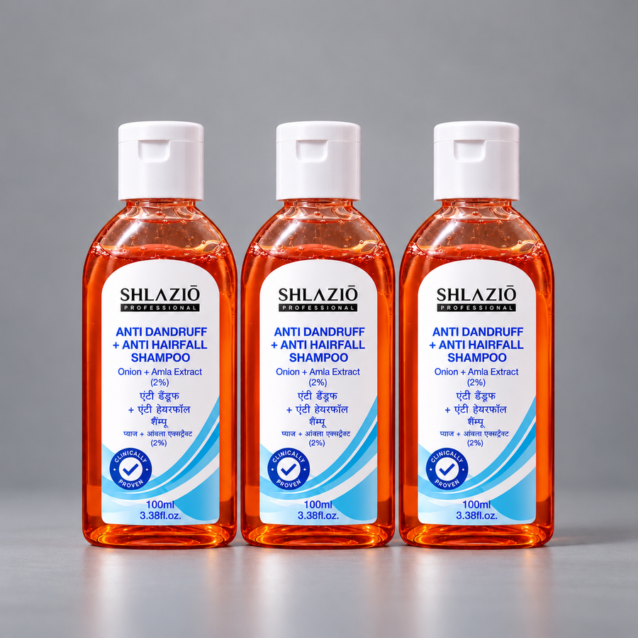 Shlazio Professional Anti Dandruff + Anti Hairfall Shampoo =Limited offer