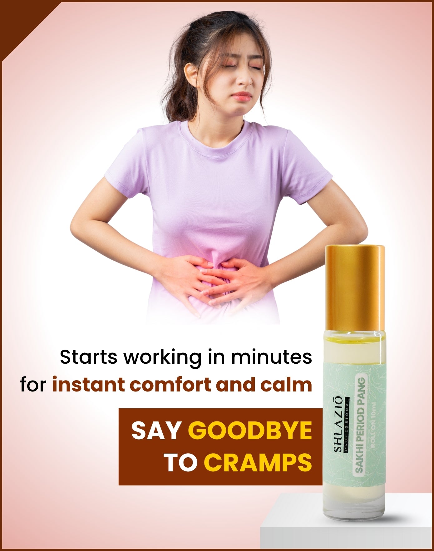 Sakhi Period Pang | 10ml (For period Pain Relief)