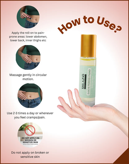 Sakhi Period Pang | 10ml (For period Pain Relief)