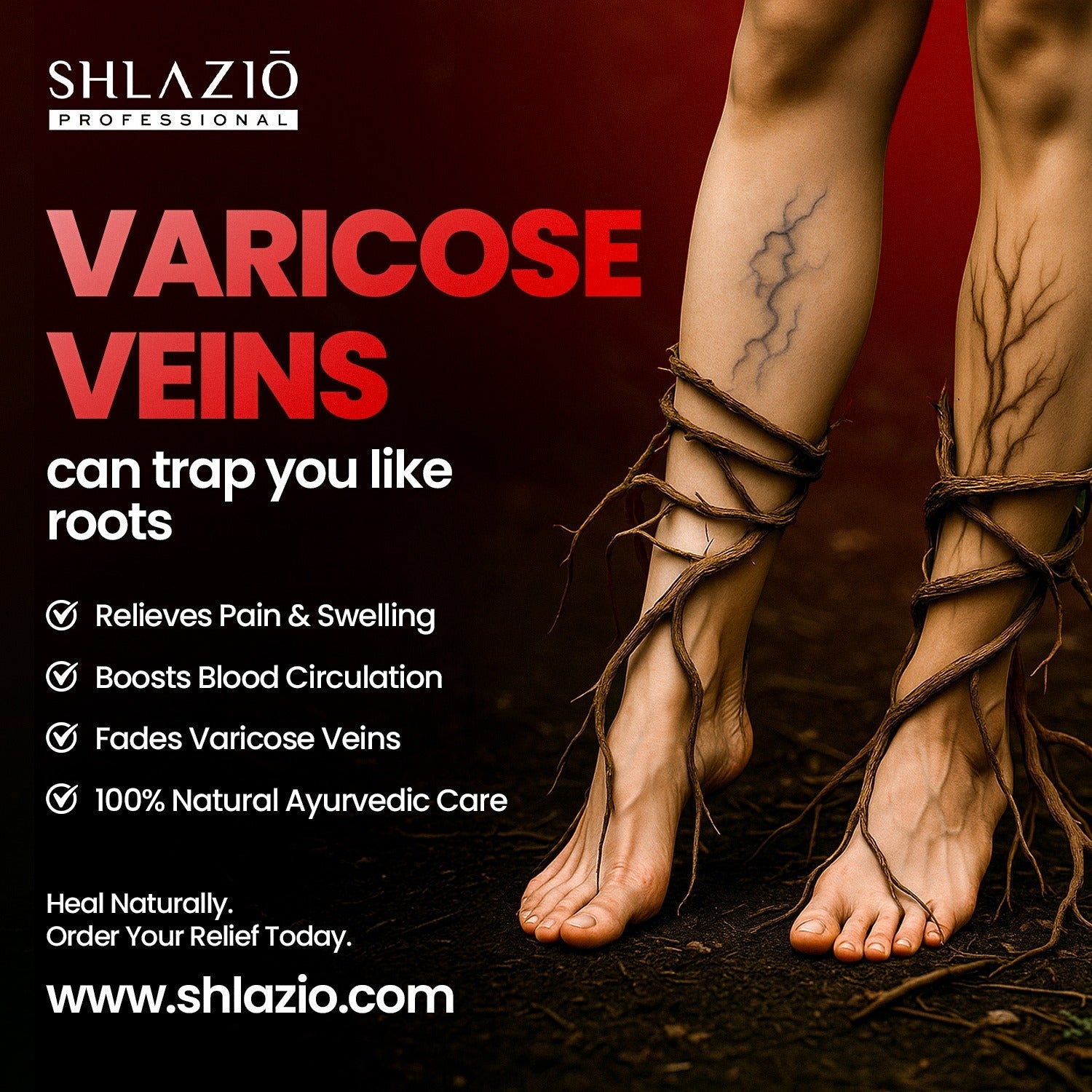 Natural Varicos Vein Oil | Roll On 10ml