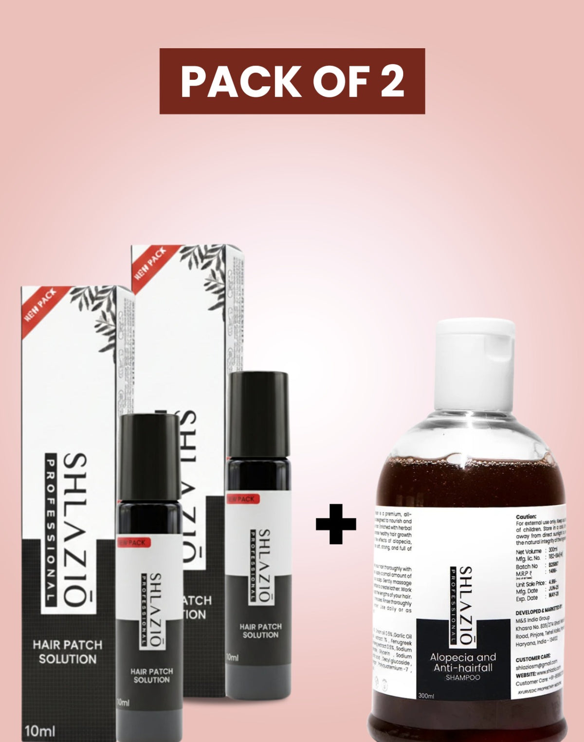 Alopecia Hair Patch Roll - On | #1 Highly Rated & Effective Formula