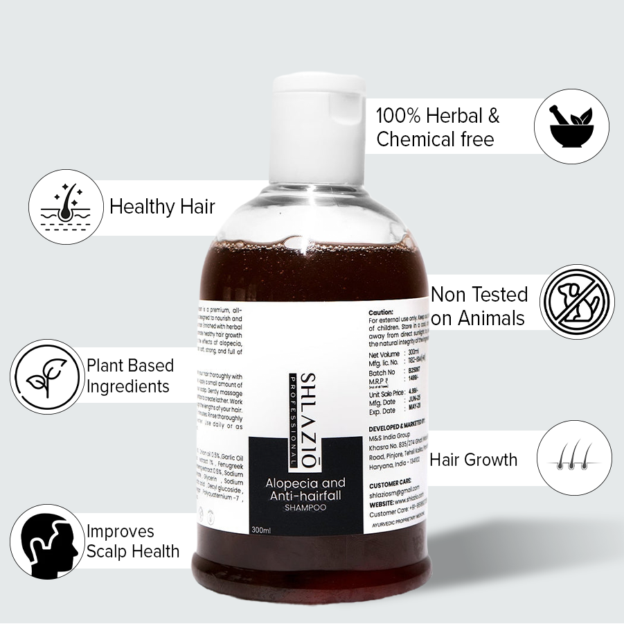 Alopecia Combo | Oil + Shampoo | 10ml + 300ml