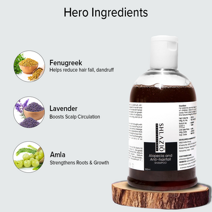 Alopecia and Anti-hair Fall Shampoo | 300 ml