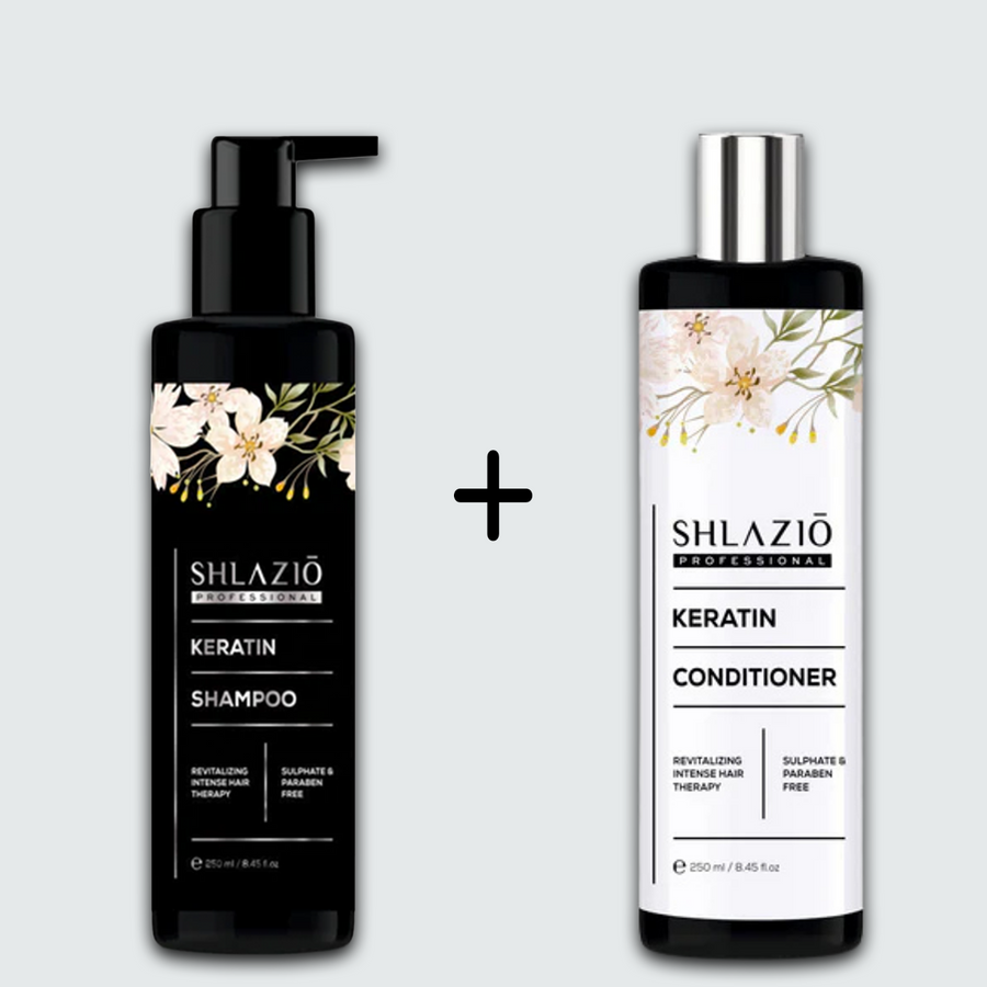Keratin Shampoo & Conditioner Combo | 250ml + 250ml