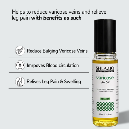 Natural Varicos Vein Oil | Roll On 10ml