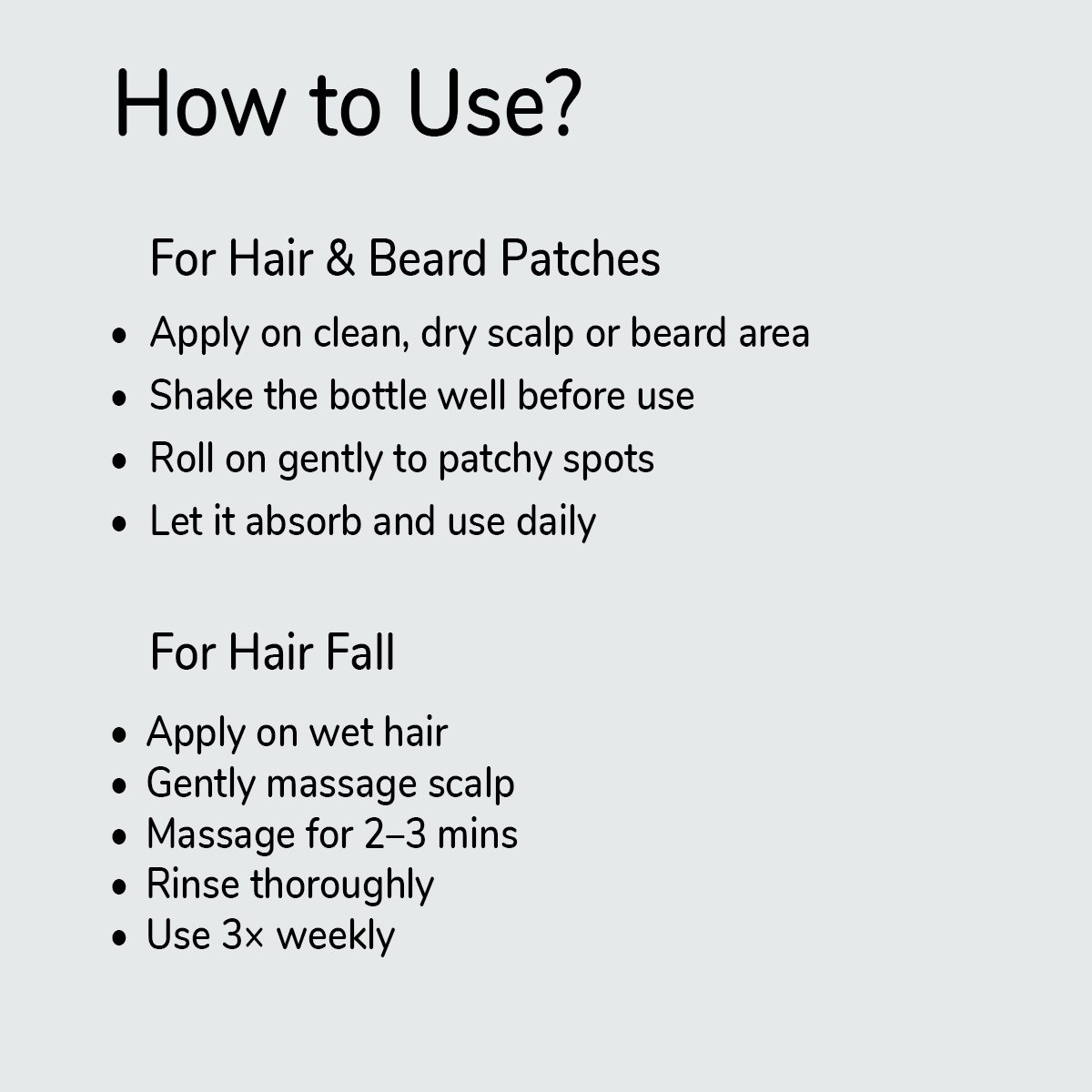 Alopecia Combo | Oil + Shampoo | 10ml + 300ml