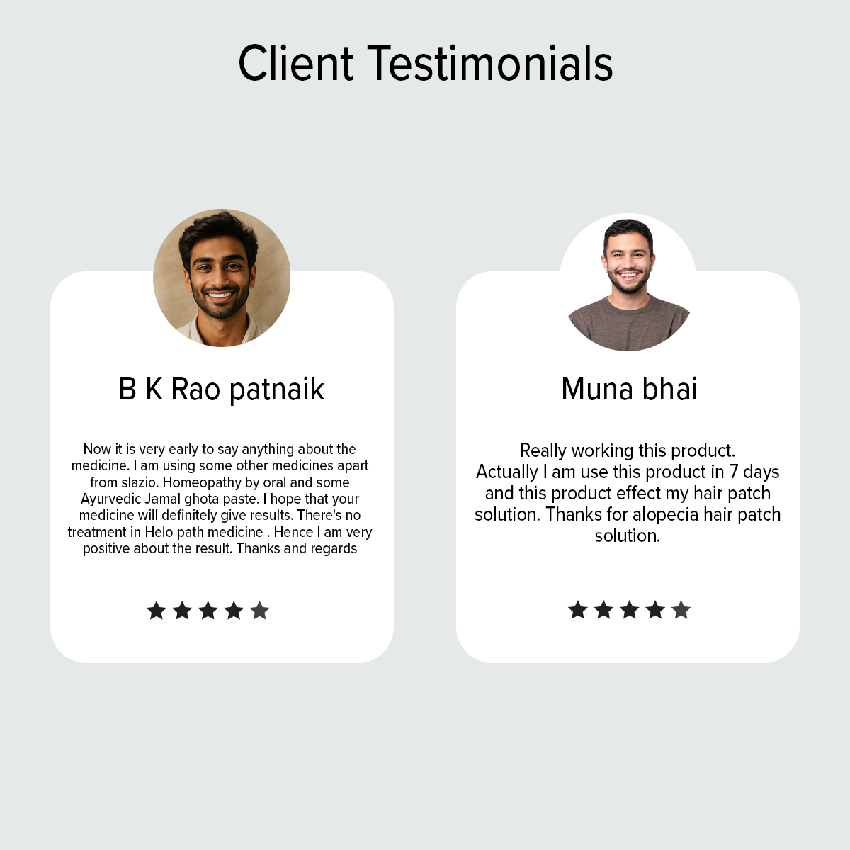 Alopecia Hair Patch Roll - On | #1 Highly Rated & Effective Formula