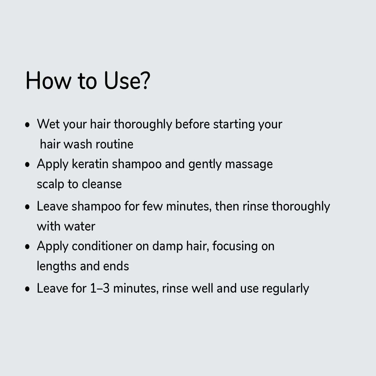 Keratin Shampoo & Conditioner Combo | 250ml + 250ml