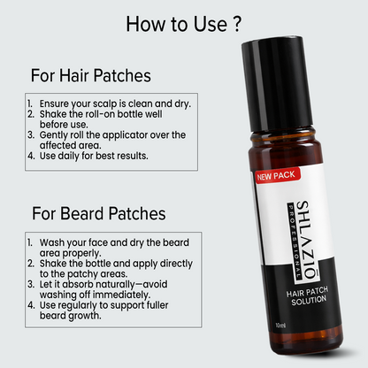 Alopecia Hair Patch Roll - On | #1 Highly Rated & Effective Formula