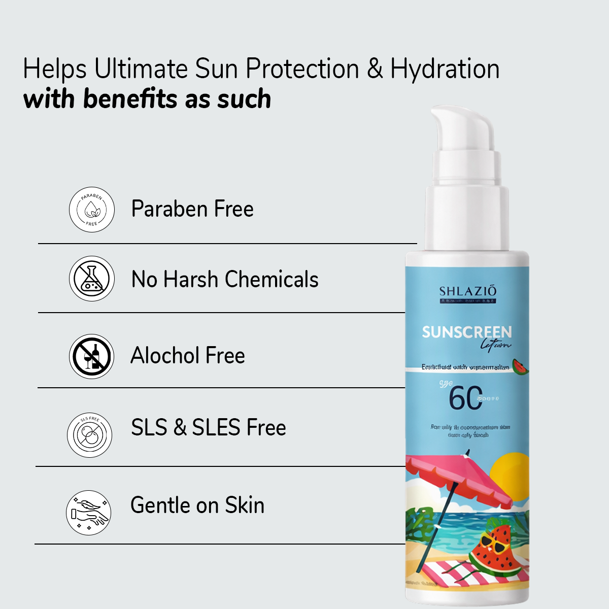 Sunscreen Body Lotion SPF 60 PA++++