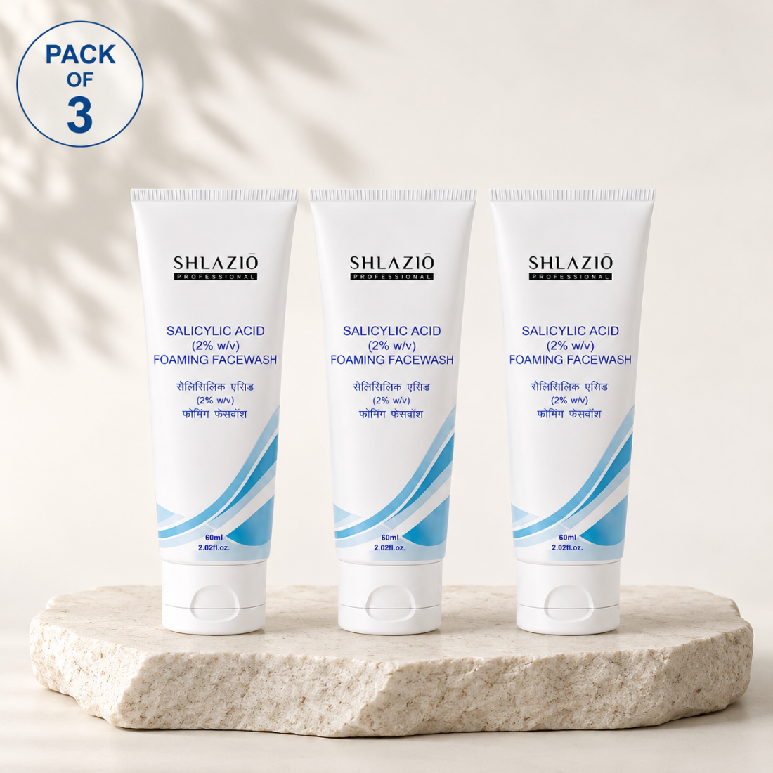Salicylic Acid 2% Face Wash Pack of 3 | Same Govt. Price(65 Rs)