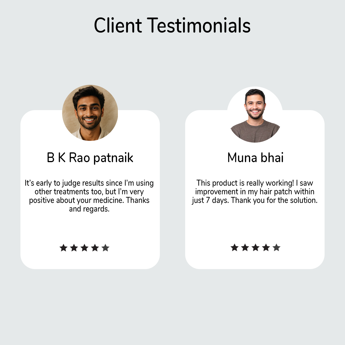 Alopecia Hair Patch Roll - On | #1 Highly Rated & Effective Formula