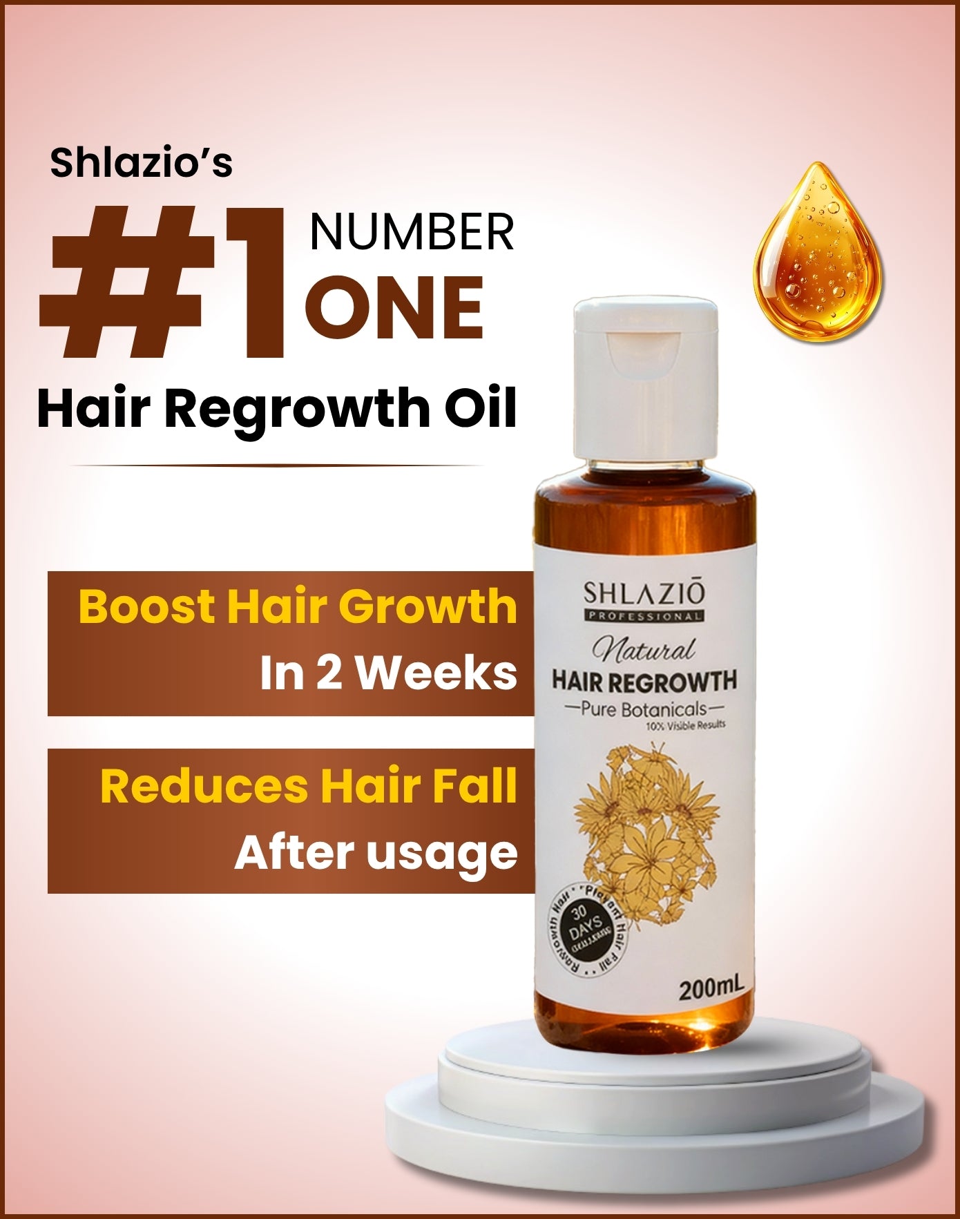Natural Hair Regrowth Oil 200 ML