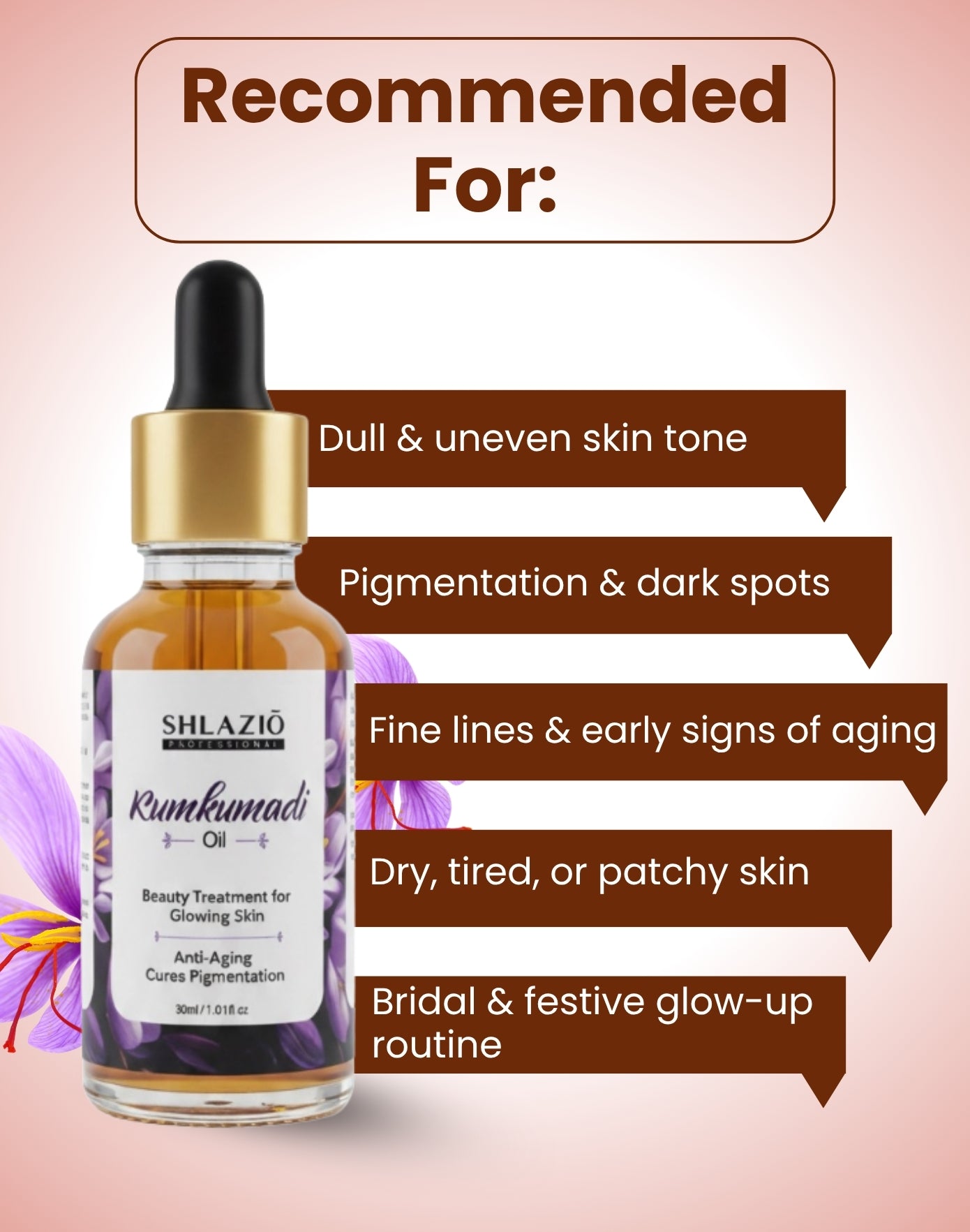 Kumkumadi Oil | 30ml (With Goodness of Safron)