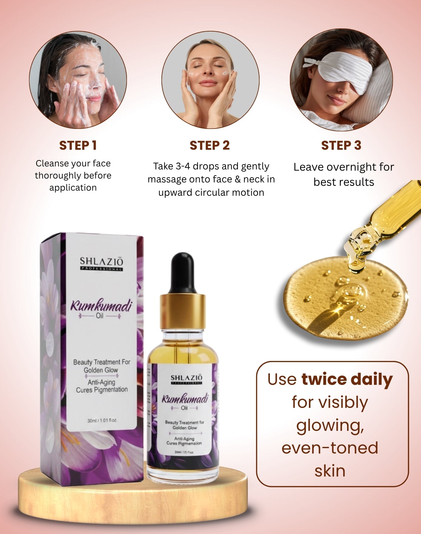 Kumkumadi Oil | 30ml (With Goodness of Safron)